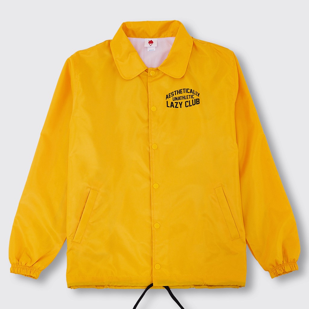 Download Sundaysundayco Men S Jacket Lazy Club Coach Yellow Shopee Malaysia