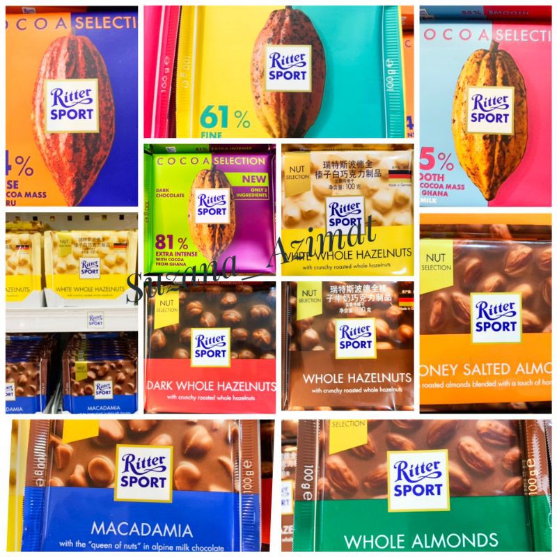 Coklat Ritter Sport 100g Coklat Langkawi