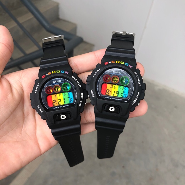 CRAZY SALE Gshock Dw6900 Rainbow Jam Tangan Lelaki Murah ...