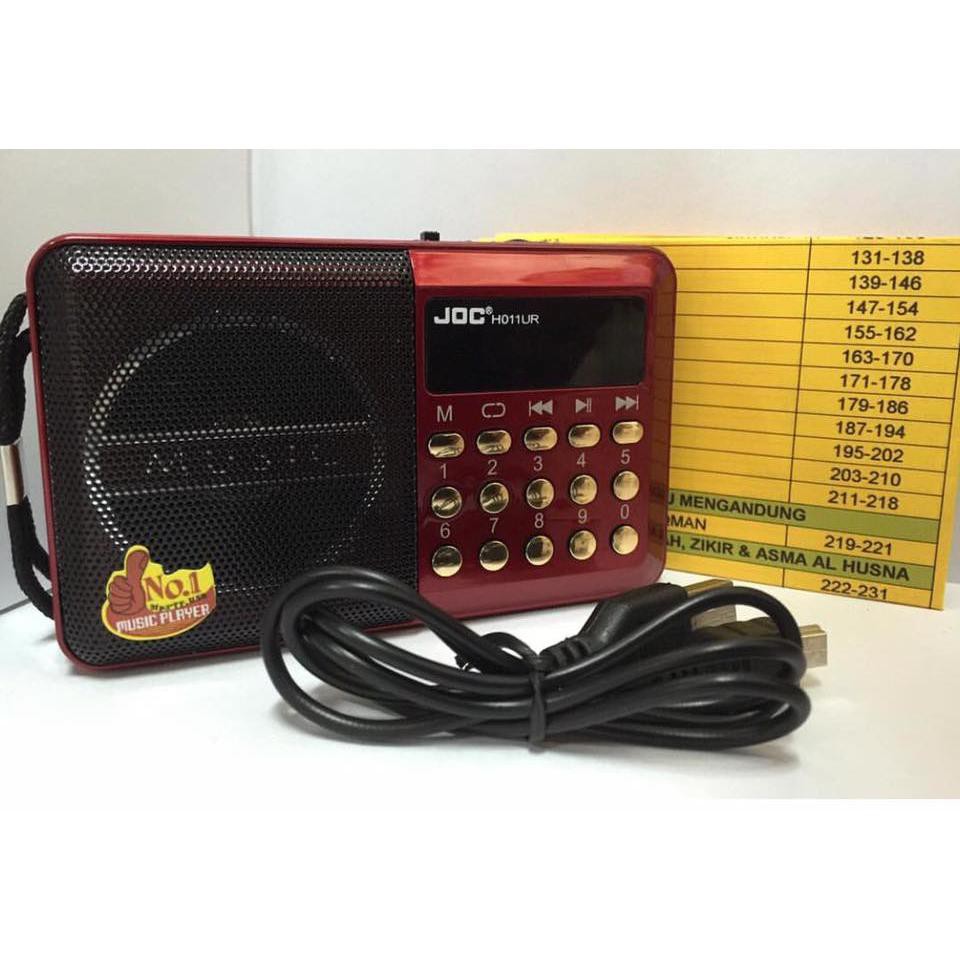 Radio Al Quran 30juzuk With Memory And List Shopee Malaysia