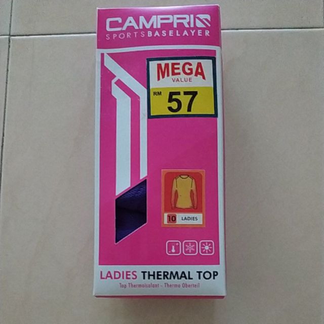 campri thermal top ladies