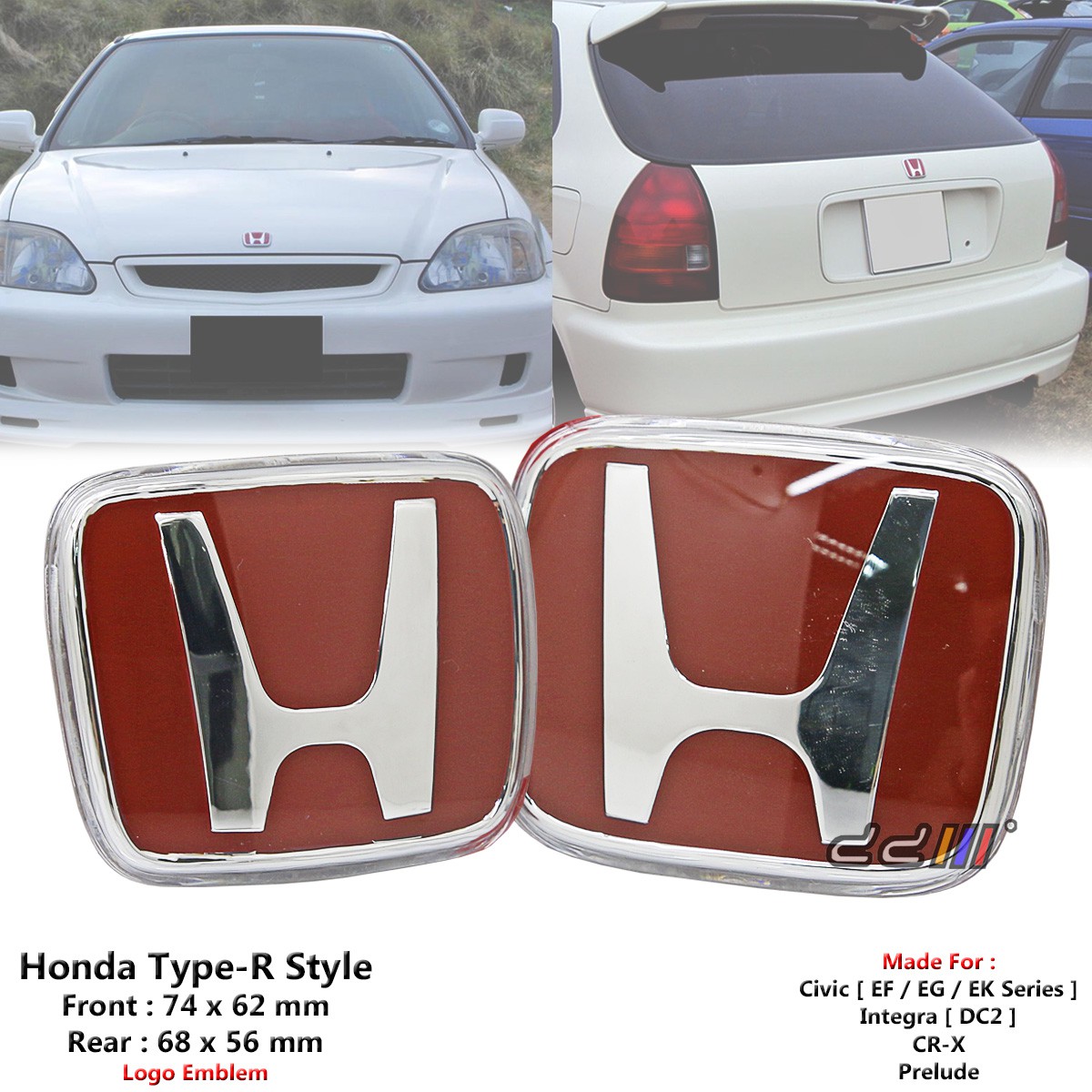 Honda Civic Ferio Ek Civic Eg Civic Ek9 Honda Civic Ferio Emblem Type R Jaf Jdm Car Truck Exterior Parts Tunslamng Other Car Truck Exterior Parts