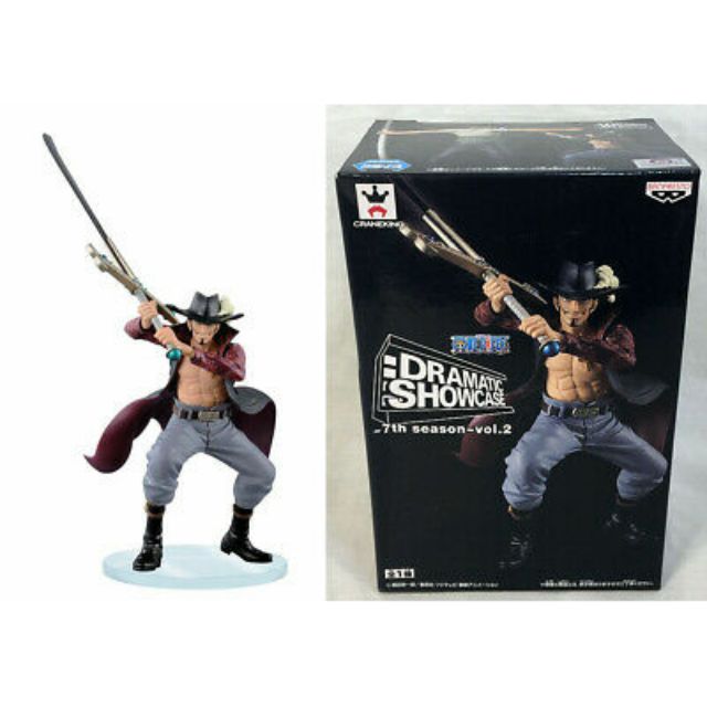 Onestopcollectibles Banpresto Dracule Mihawk Banpresto Dramatic Showcase 7th Season Volume 2 Special Edition Figure Shopee Malaysia