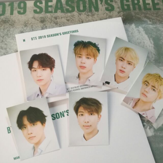 Bts 19 Season Greetings Id Photo Shopee Malaysia