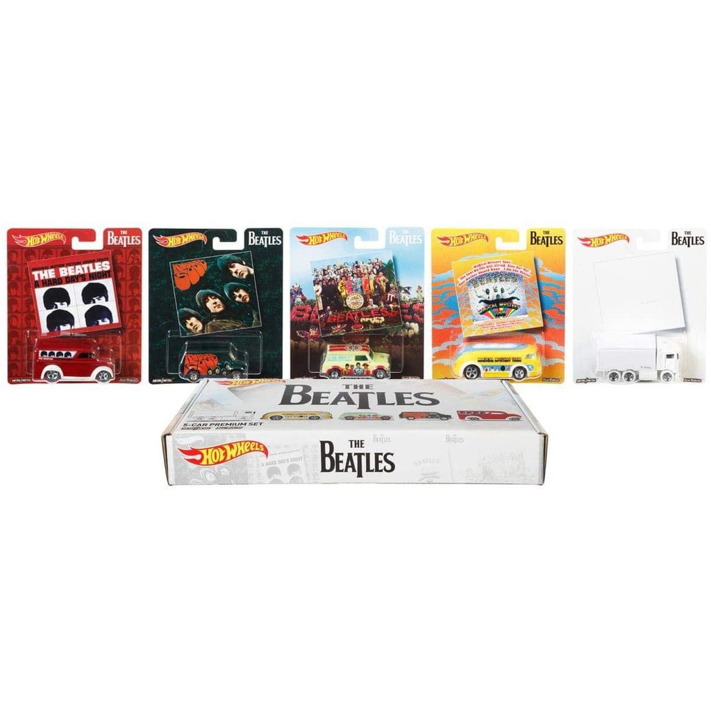 hot wheels the beatles 5 car premium set