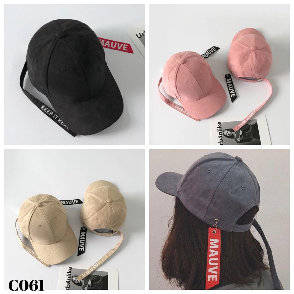 mauve baseball cap