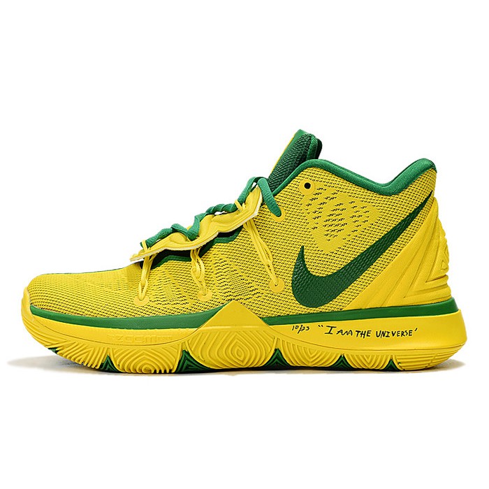 kyrie 5 green and yellow cheap online