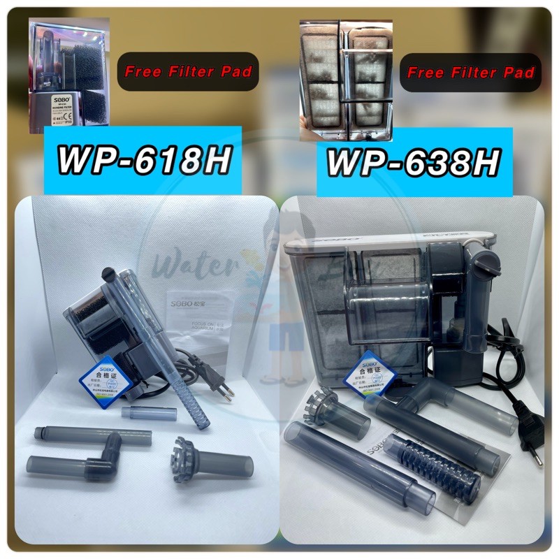 SOBO Aquarium Hang On Filter (WP618H / WP638H) Shopee Malaysia