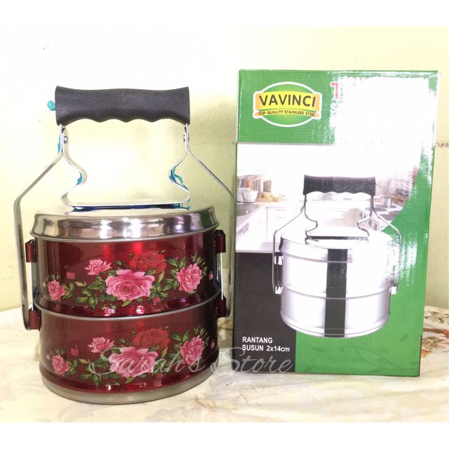 Mangkuk tingkat viral 2 TINGKAT