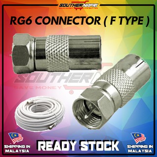 [ READY STOCK ] RG6 Connector F Type Connector