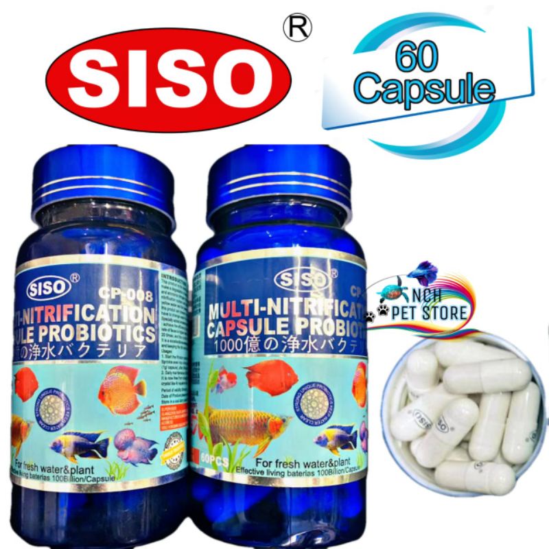 SISO Aquarium Water Crystal Capsule Probiotics Reduce Ammonia