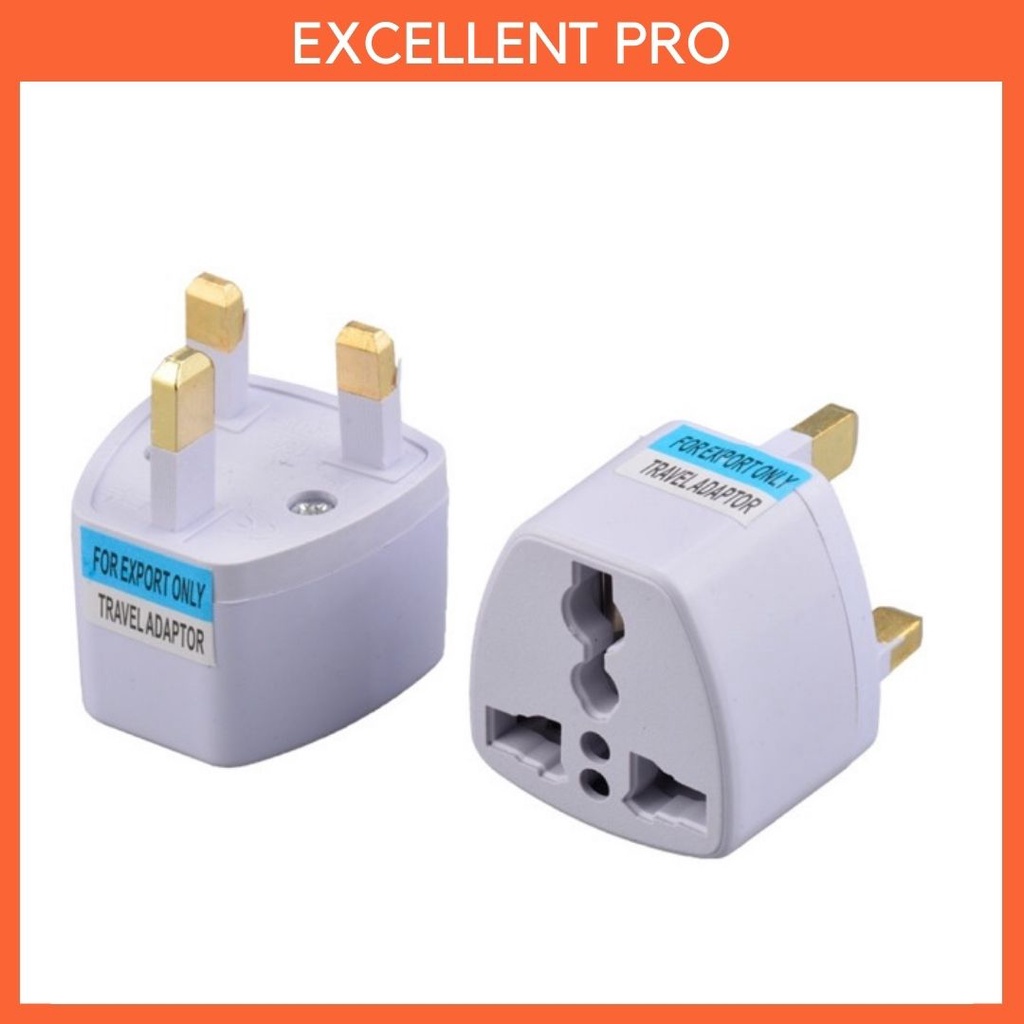 3 Pin Conversion Plug Universal Adapter British Socket Adapter Plug