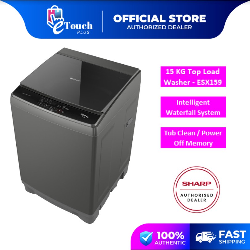 Sharp 15kg Fully Auto Washing Machine Premium Model Series ESX159