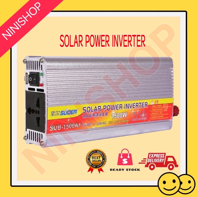 SOLAR POWER INVERTER BATTERY CHARGER 12V 24V 220V, (IN 12VDC OUT 240VAC