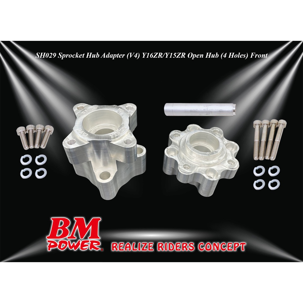 BM Power CNC Technology Aluminium Billet Sprocket Hub Adapter / Custom