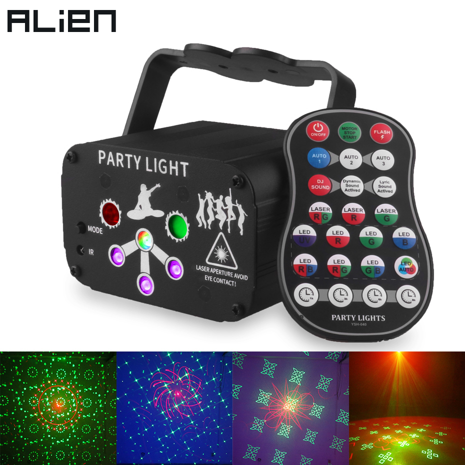 Mini RGB UV Disco DJ Light LED Party Black Lights Charge USB Stage ...