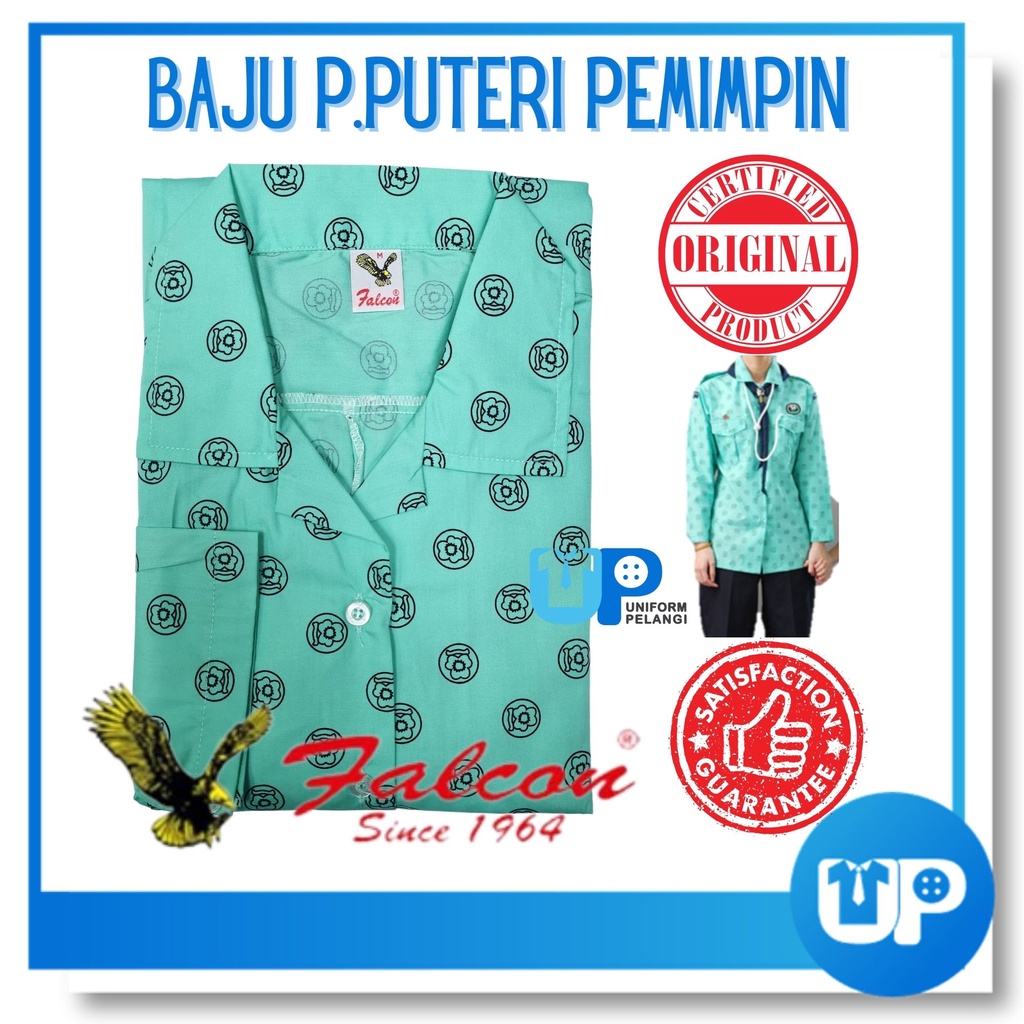 Buy Falcon Baju Pandu Puteri Pemimpin Cikgu Lengan Panjang Teacher 