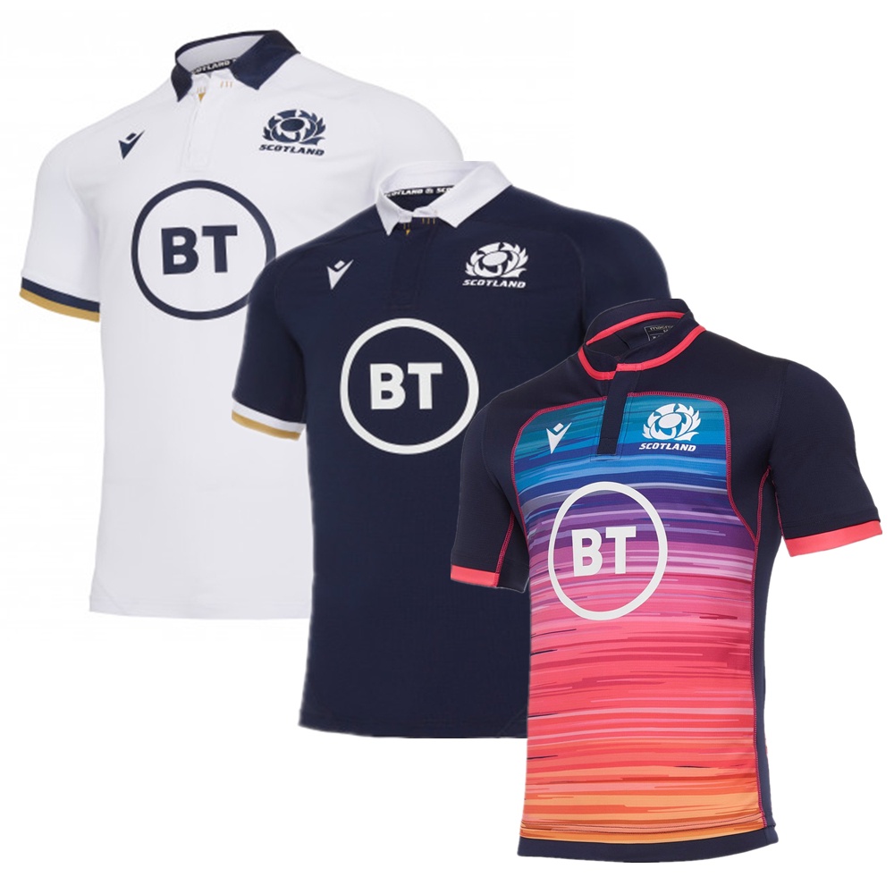 2021 Six Nations Scotland Rugby jersey HOME away POLO Shirt national team 2019 Scotland RWC rugby jerseys