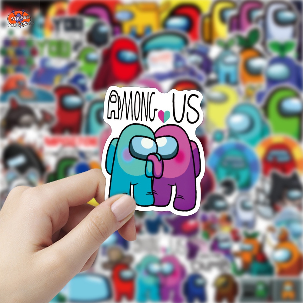 Reliable Must Collection | 200 "Among Us" Hot Game Stickers Graffiti Waterproof Luggage Laptop Headphones Tablet Skat... - Image 4