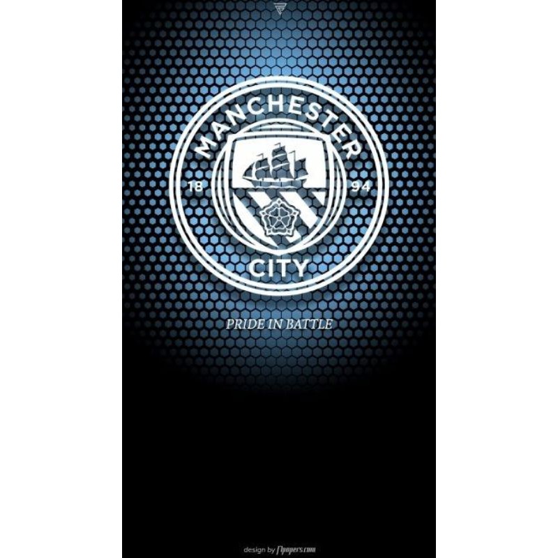 18-Inches by 24-Inches Huawuque Manchester City Football Club Poster Standard Size Football Club Posters Wall Poster Print 