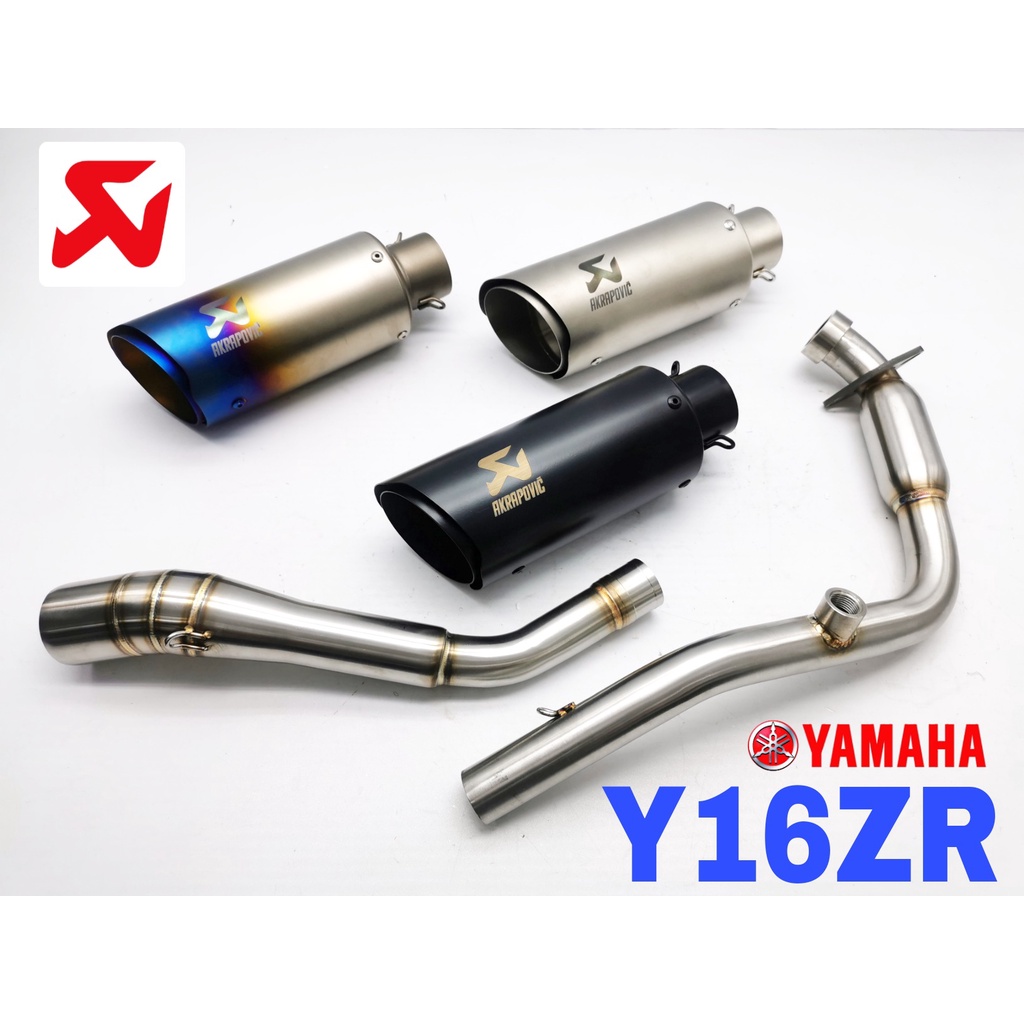 Exhaust Yamaha Y16zr Akra Short Full System Y16 Tabung Muffler Rainbow Ekzos Arkapovic