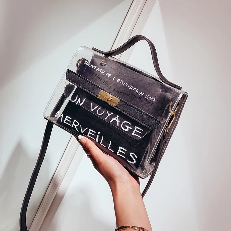 transparent voyage bag