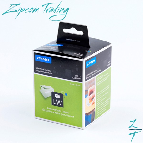 ( ORIGINAL ) DYMO 99012 Large Address Labels ( 89mm x 36mm ) Shopee