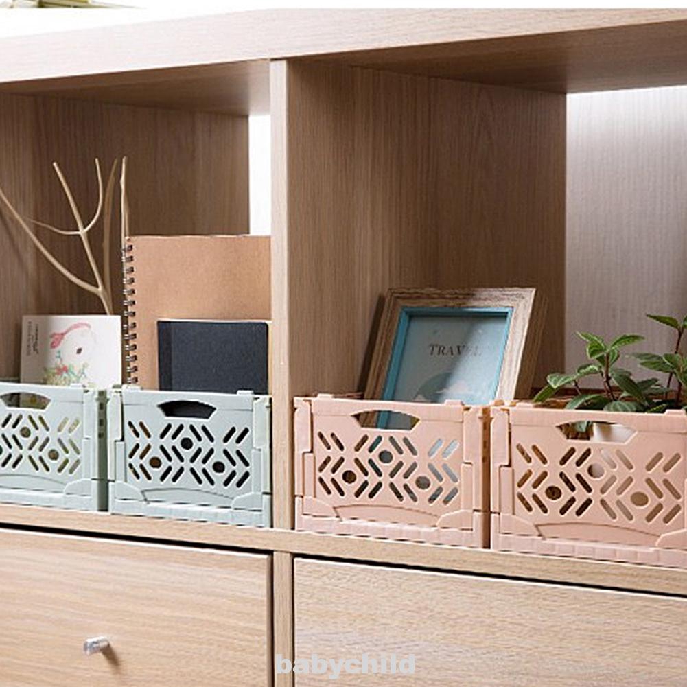 Desktop Foldable Space Saving Portable Desk Organizer Storage Box