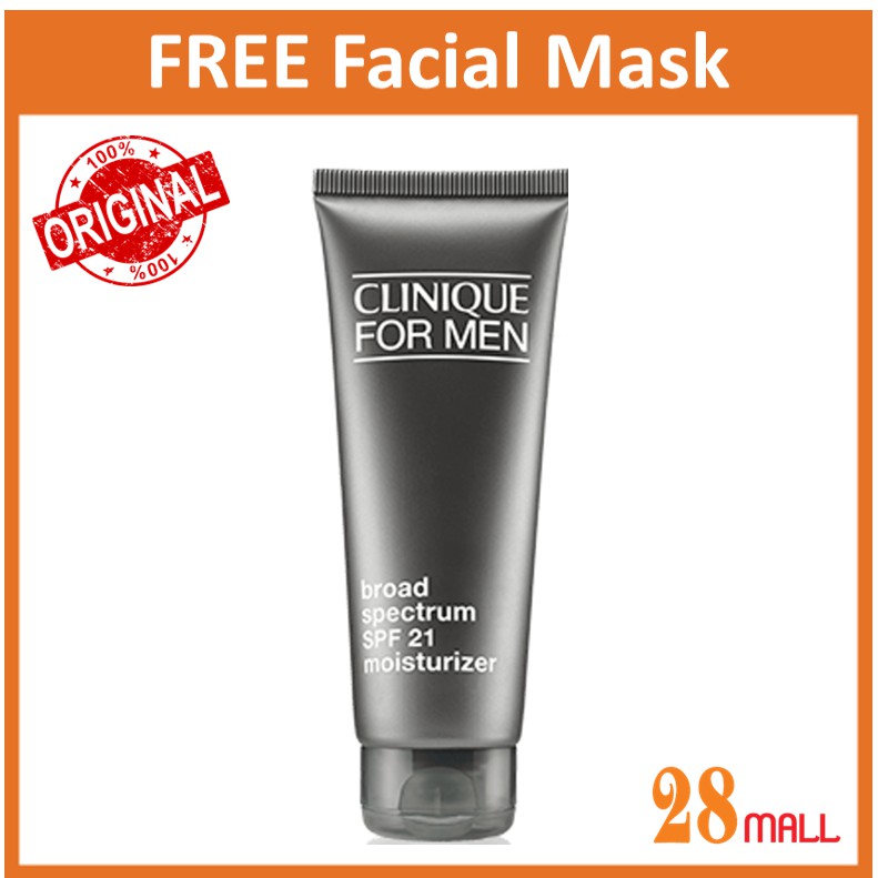 clinique for men spf 21 moisturizer