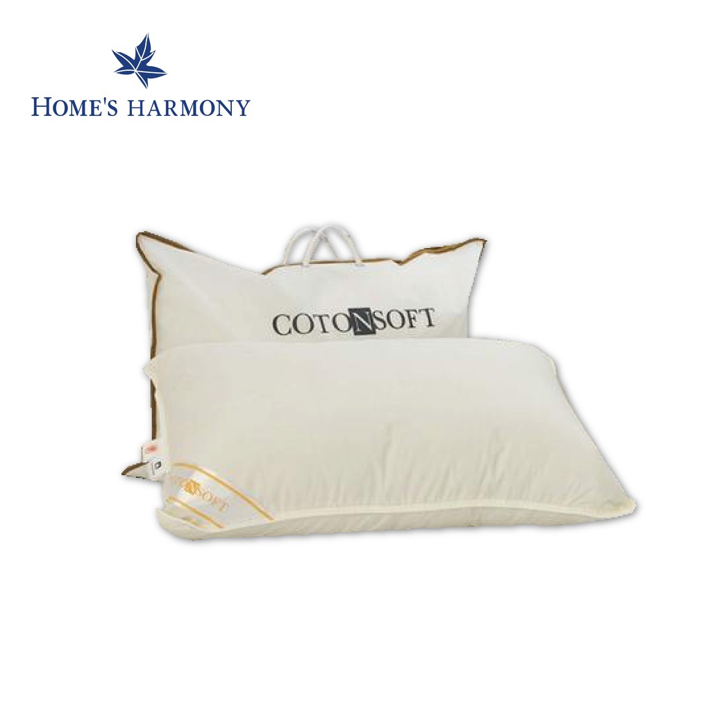 Cotonsoft Natural 100 Cotton Pillow Shopee Malaysia