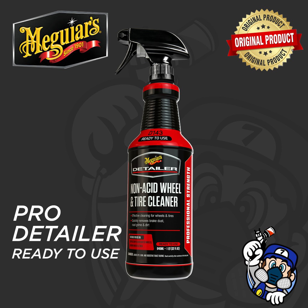 MEGUIAR'S NonAcid Wheel & Tire Cleaner Clean Tires & Wheels Without