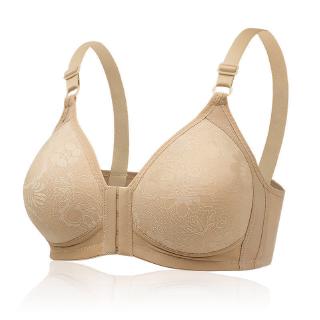 Plus Size Bra Large Full Cup Breast Brassiere Push Up Big Lingerie Front Closure Wire Free A B C D 36 38 40 42 44 Shopee Malaysia