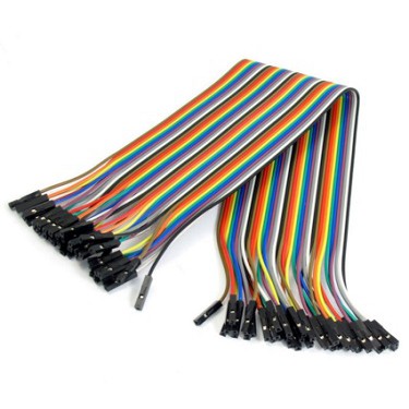 40 Breadboard Jumper DuPont Cable 30cm Female to Female