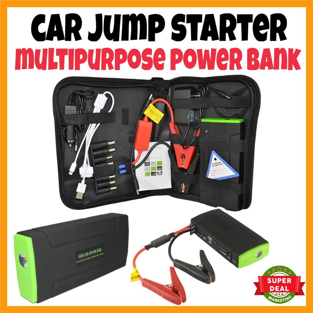 Buy LIMITED SALE Car Jump Jumper Start Power Bank battery Starter