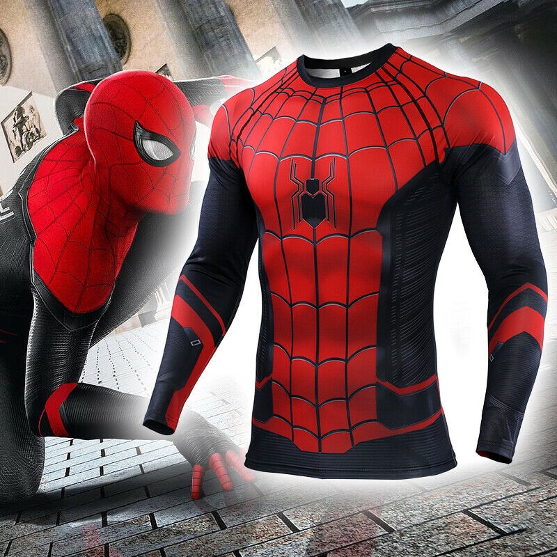 spiderman spandex shirt