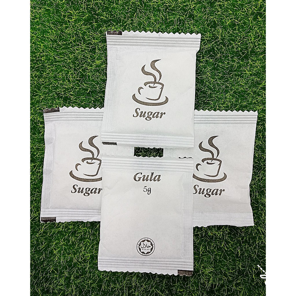 White Sugar Sachet (5gmX 250 Sachet) / HALAL Logo Shopee Malaysia