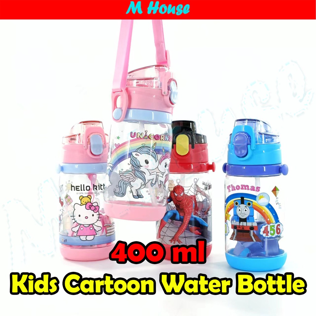 Kids 400ml Water Bottle/ Cartoon Water Bottle | Shopee Malaysia