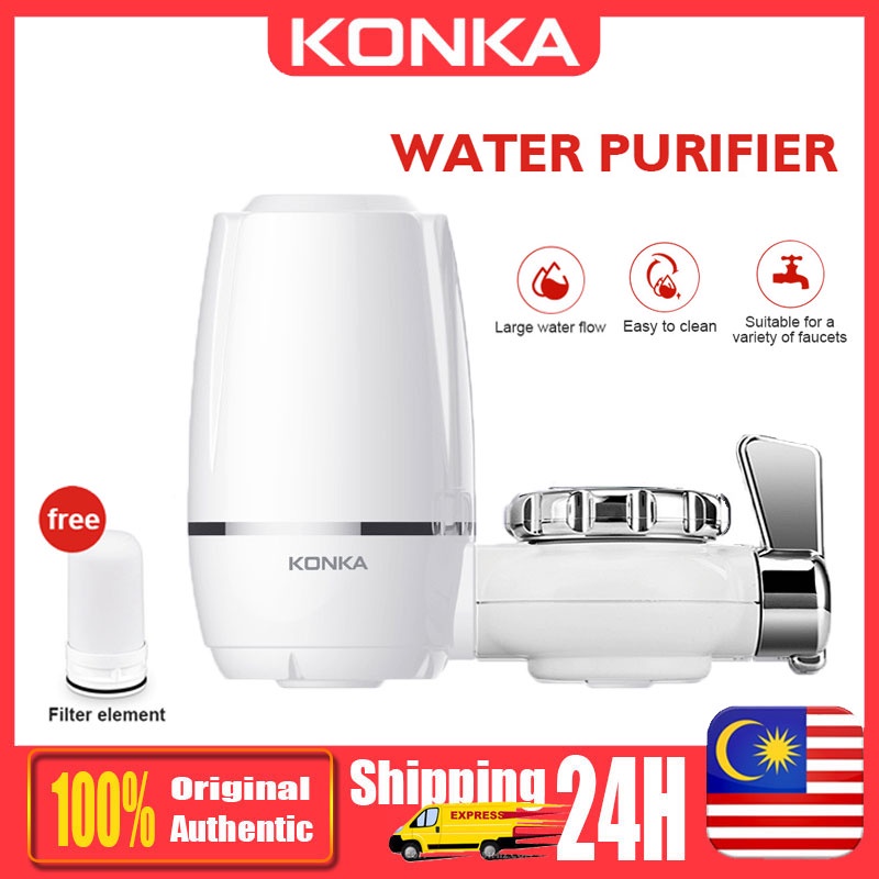 KONKA Tap Water Purifier Adjustable Faucet Water Filter Purifier Kitchen Water Tap Filter Purifier Penapis Air 滤水净化器