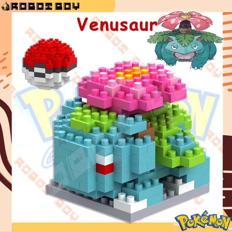 Ready Stock Pokemon Diamond Nano Block Building Block Lego Toy Pikachu Charmamder Charizard Mewtwo Eevee Lapras Dragon Shopee Malaysia