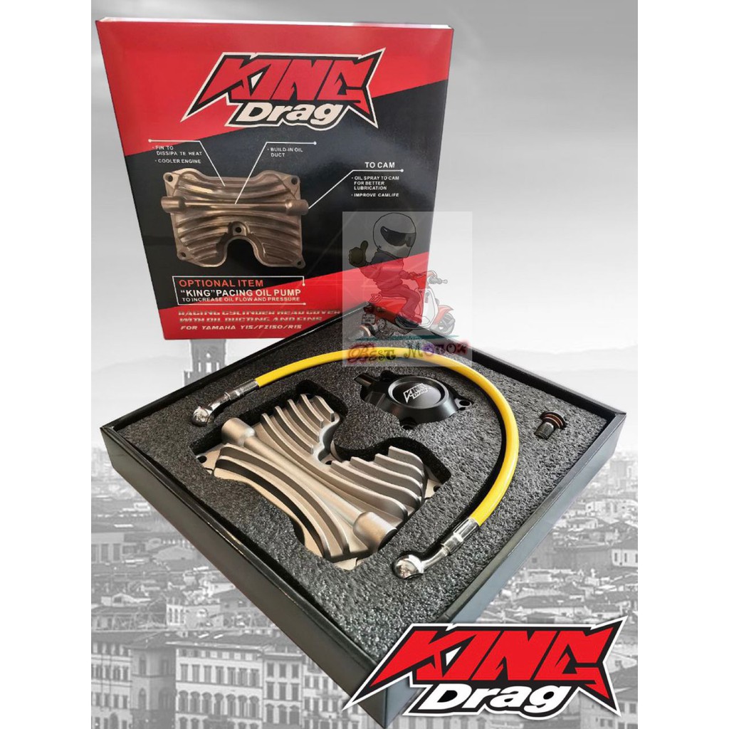 RACING CYLINDER HEAD COVER WITH OIL DUCTING LC135 5S LC 135 5S LC135 V1