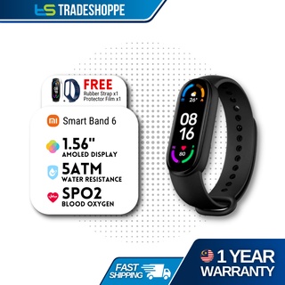 [Global] Xiaomi Mi Band 6 Smart Watch Color LCD English Ready Fitness Tracker MB 5 MB6 Blood Oxygen SpO2 Global