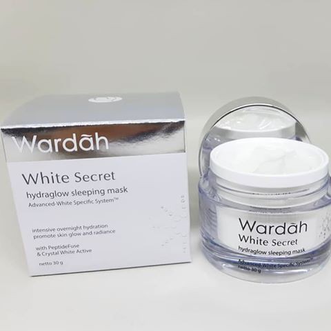 Wardah White Secret HydraGlow Sleeping Mask 30g | Shopee  