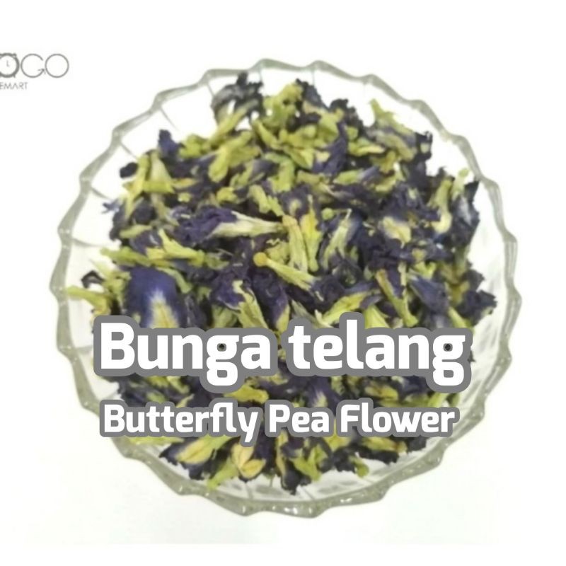 500g /1kg  Butterfly Pea Flower /Blue Pea Vine Flower /Bunga Telang /蝶豆花/蓝花