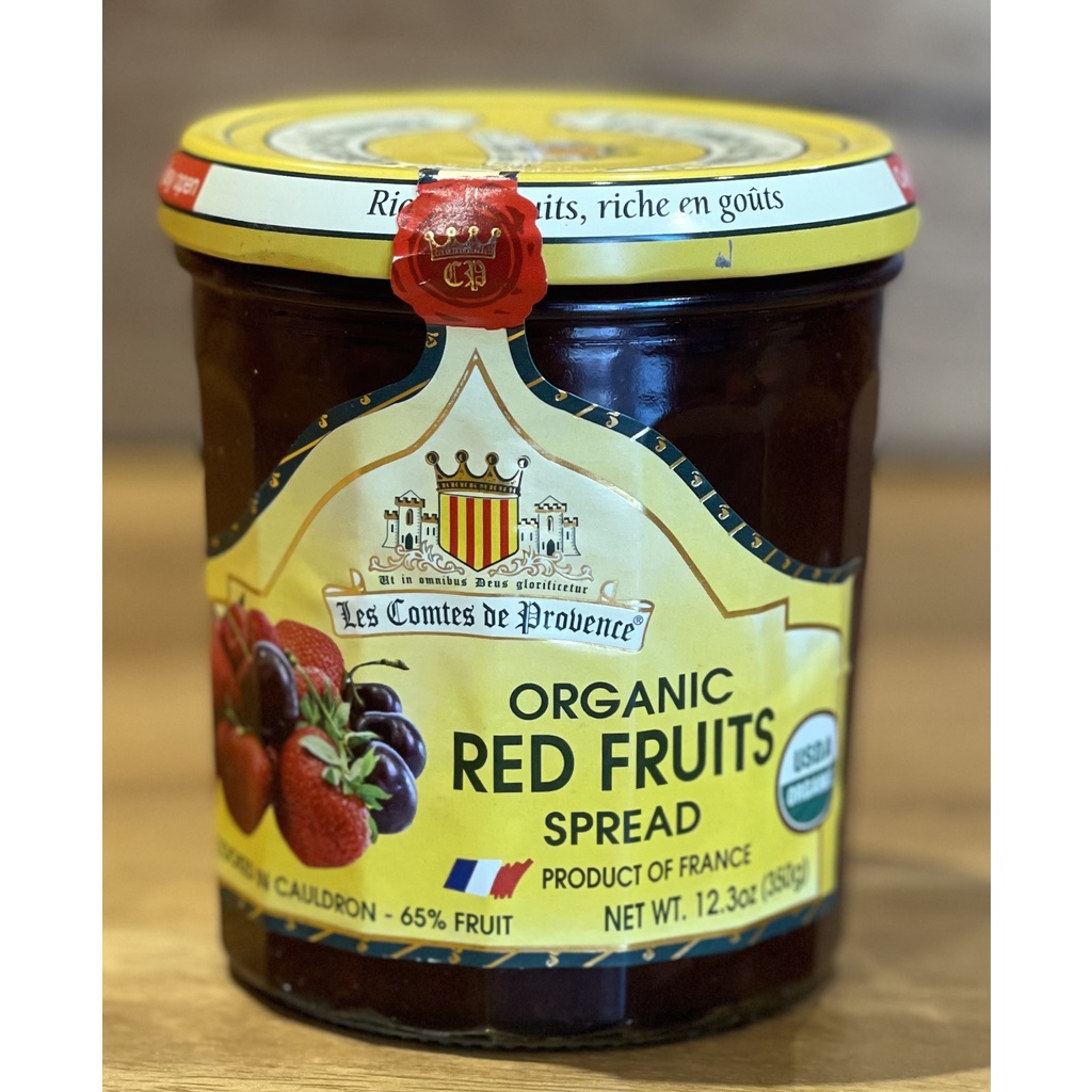 Les Comtes de Provence Organic Red Fruits Spread {Halal} 350g France
