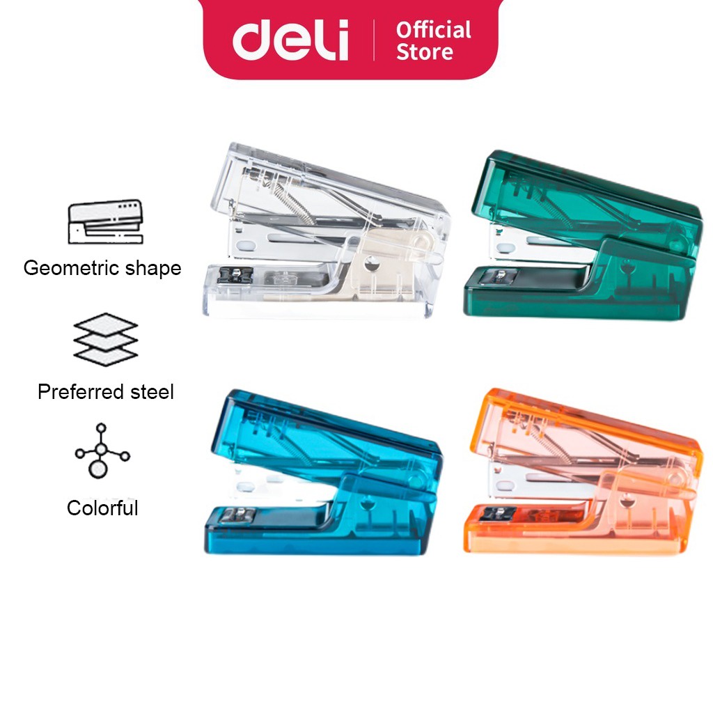 Deli Stapler NS083F Nusign Series Transparent 24/6 & 26/6 12sheets