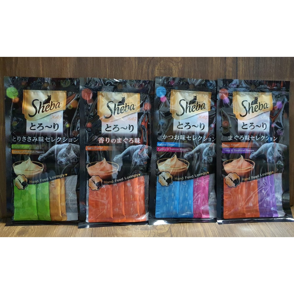 Sheba Melty Creamy Cat Treats Cat Snacks (12G X 4 Sticks) Sh.. Cat