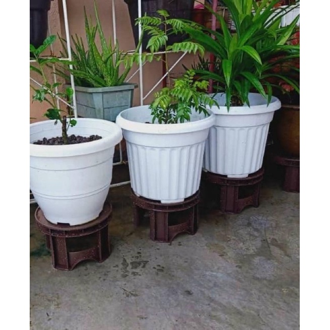 Lapik Pasu Flower Pot Stand Shelf Rack Vase Holder Stand Pasu Alas Pasu Tapak Pasu Bunga Kaki Pasu Rak Shopee Malaysia