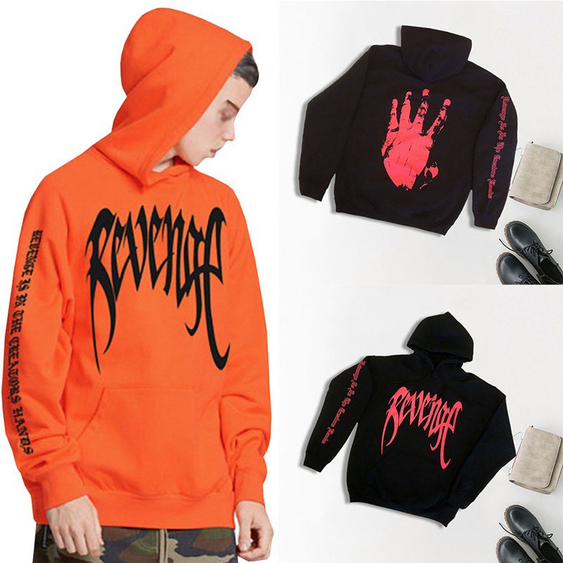 revenge hoodie orange