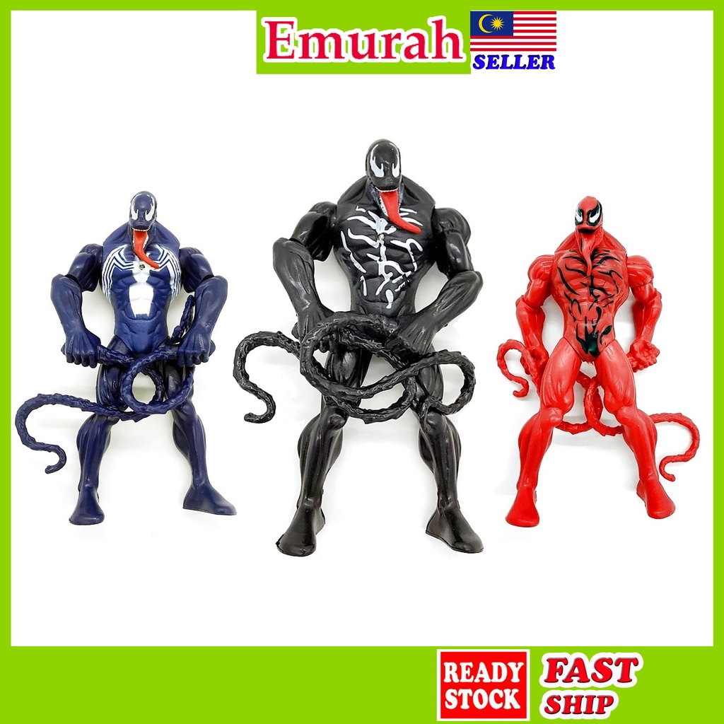 Venom vs Riot Superhero 16cm Action Figure Carnage Figurine | Shopee  Malaysia