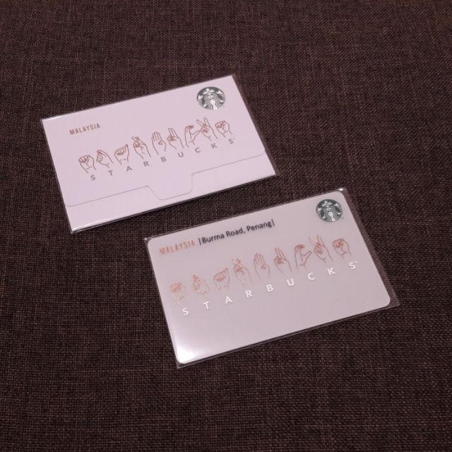 Starbucks Card Signing Store Burmah Road Penang Limited Edition